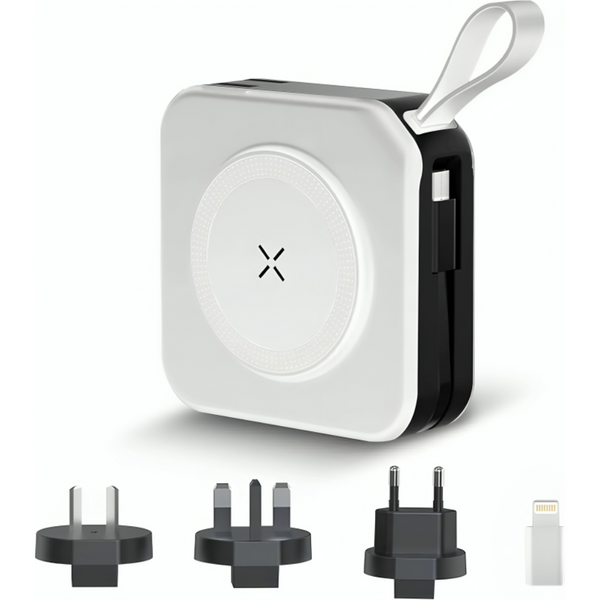 5 in 1 Universal Travel Power Bank - MagSafe