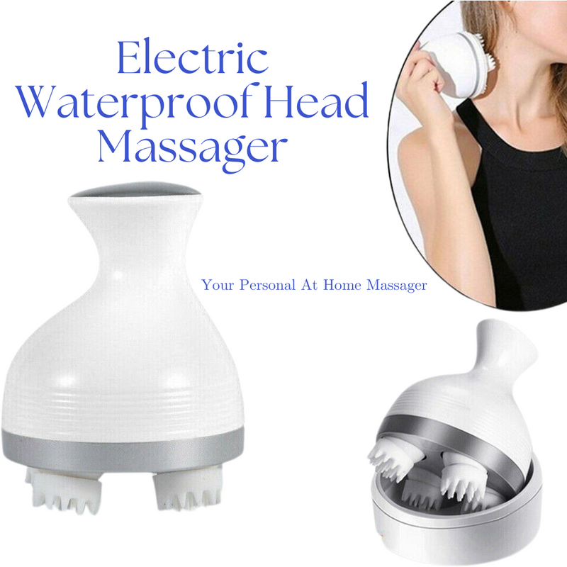 Electric Waterproof Head Massager