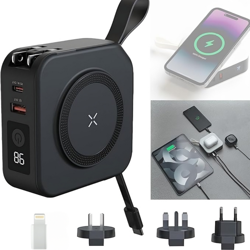 5 in 1 Universal Travel Power Bank - MagSafe