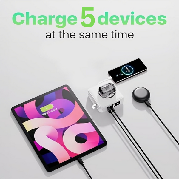 5 in 1 Universal Travel Power Bank