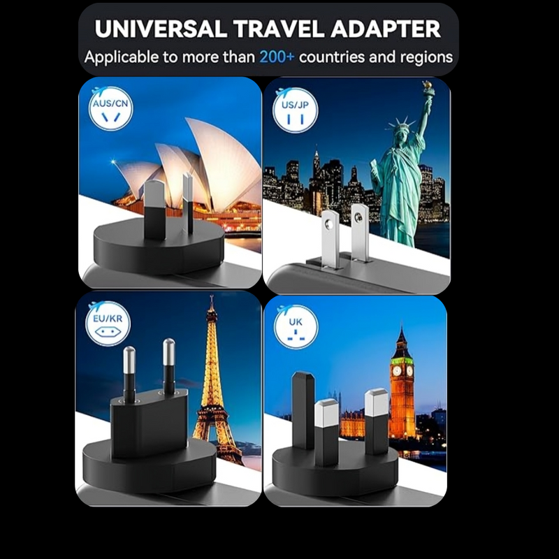 5 in 1 Universal Travel Power Bank